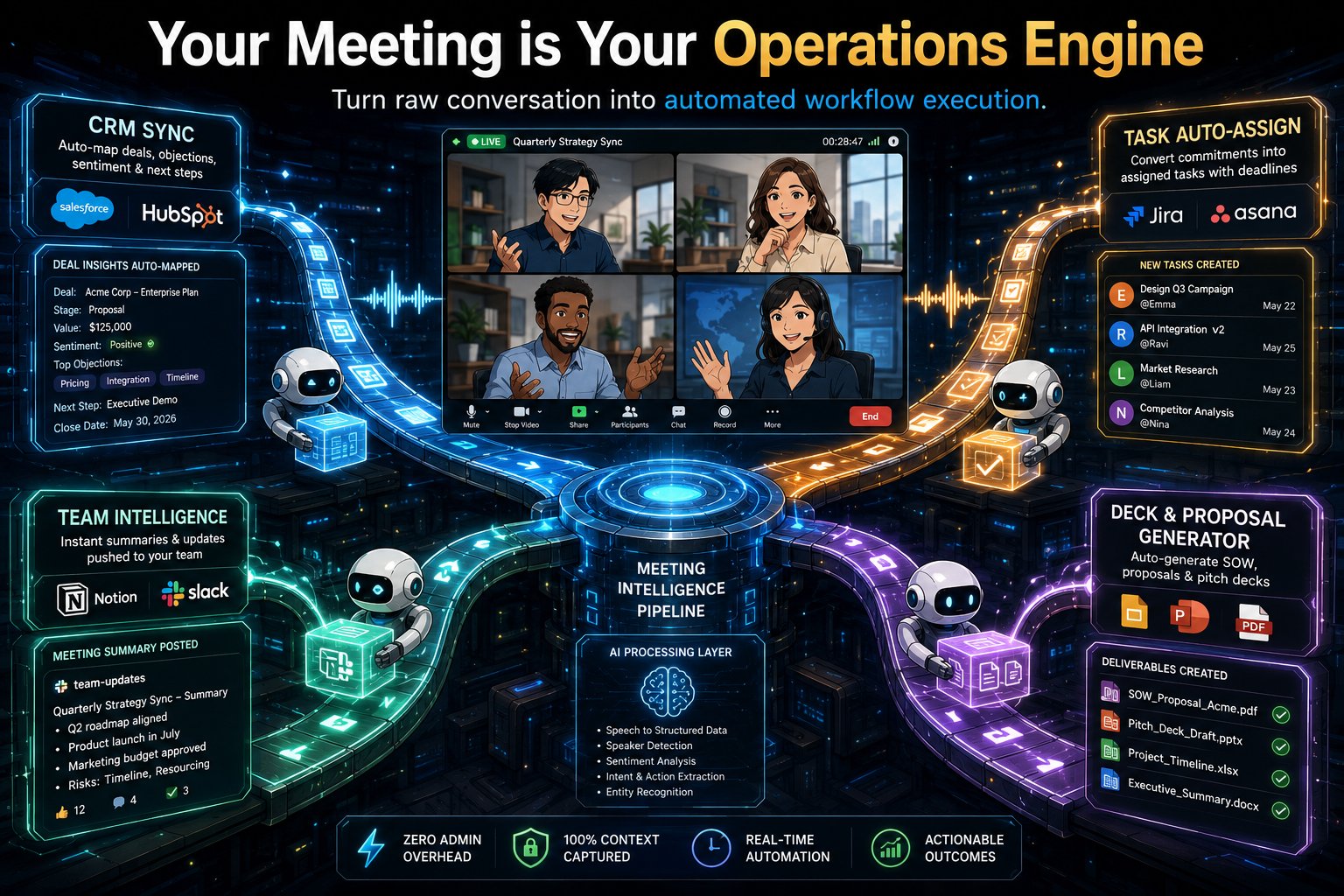 Hands-on testing of 7 meeting intelligence platforms ranked across features, security, automation, and team ROI. Includes Krisp, Bluedot, Fyxer, Fireflies.ai, Otter.ai, Fathom, and Supernormal.