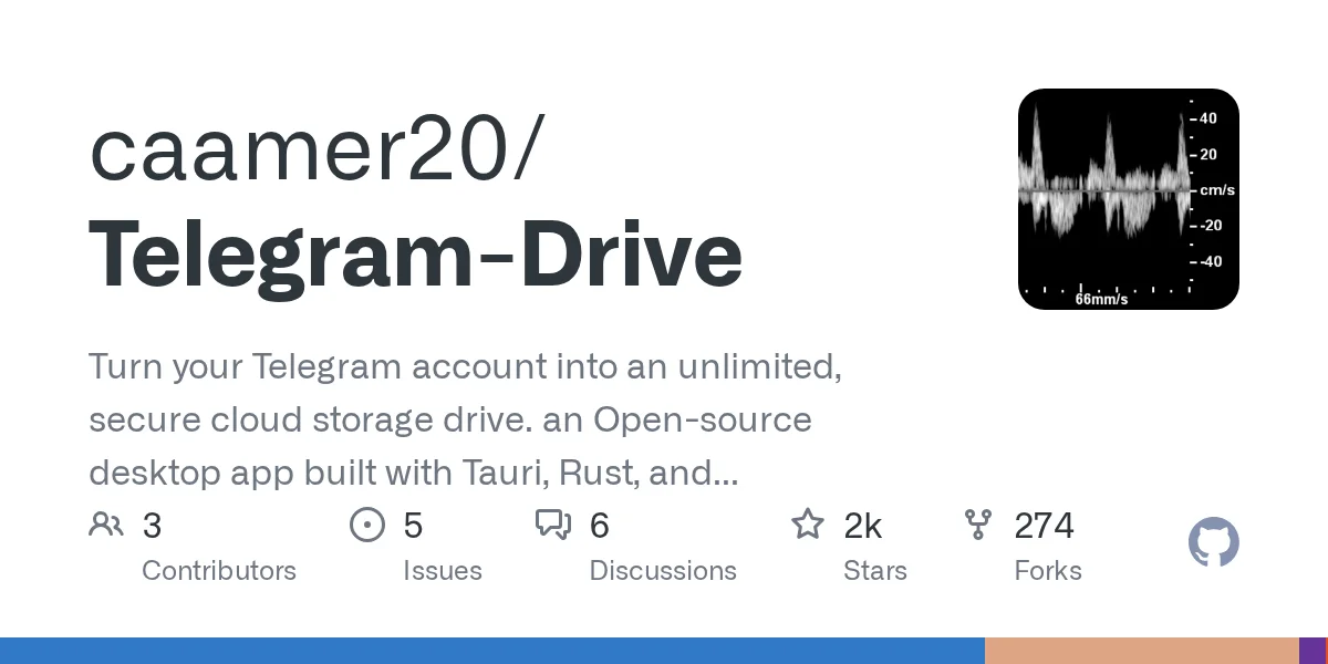 Stop paying for Google Drive. Master the 'Telegram as a Backend' strategy with Telegram-Drive (caamer20)—the open-source, Tauri-powered unlimited storage solution.